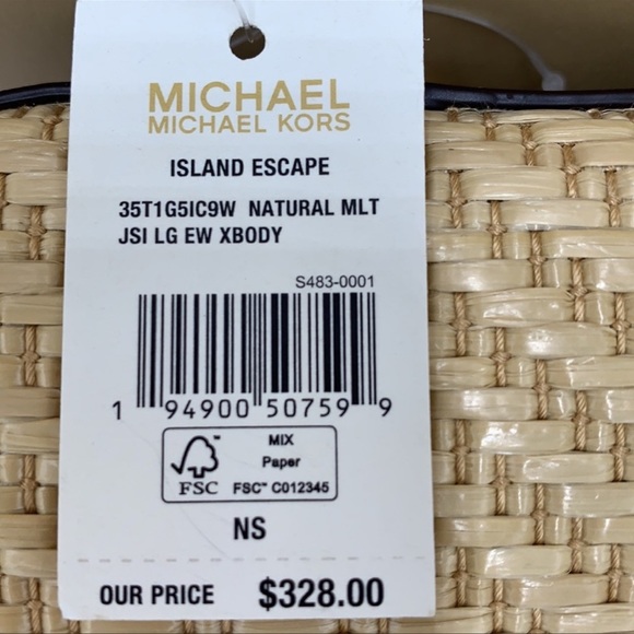 MICHAEL KORS ISLAND ESCAPE JSI LG EW CROSSBODY - Picture 10 of 15